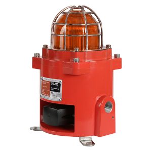 Qlight QNES-WS-120/230-A-SUS-ATEX | Geel | Signaallamp + sirene